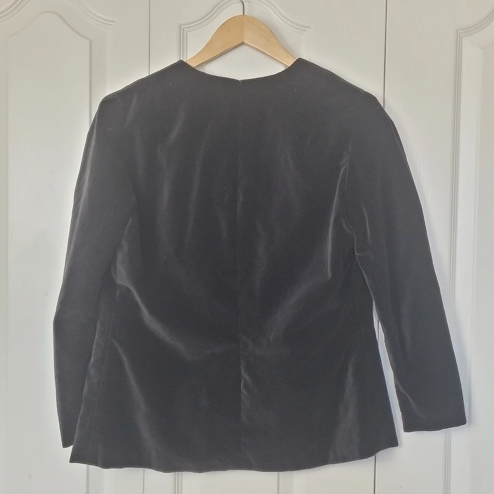 Vintage Velvet Open Blazer - Picture 2 of 5